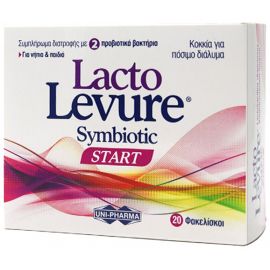 UNIPHARMA LACTOLEVURE SYMBIOTIC START STICKS 20TMX 20pcs