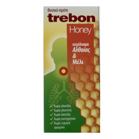 UNIPHARMA TREBON HONEY NATURAL SYRUP 100ML 100ml