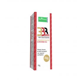 APIPHARM 3BEES BODY & BRAIN BOOSTER (B12 & ΒΑΣΙΛΙΚΟΣ ΠΟΛΤΟΣ) 18g
