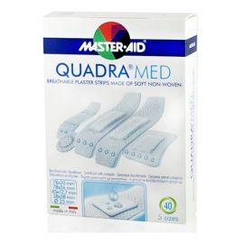 MASTER AID QUADRA MED (Κασετίνες σε λευκό χρώμα) Quadra - 40 strip ΔΙΑΦΟΡΑ.
