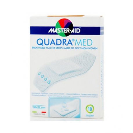 MASTER AID QUADRA MED (Κασετίνες σε λευκό χρώμα) Quadra - 10 strip EXTRA.