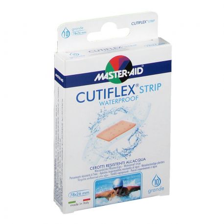 MASTER AID CUTIFLEX (Κασετίνες διαφανείς - αδιάβροχες) Cutiflex - 10 strip ΦΑΡΔΙΑ.