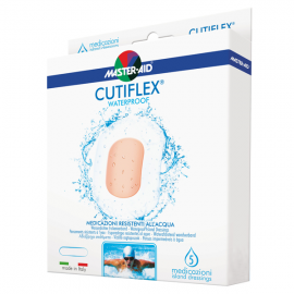 MASTER AID CUTIFLEX (Γάζες αυτοκόλλητες διαφανείς - αδιάβροχες) Cutiflex - 5x7cm (4,2x2,6) 5τεμ.