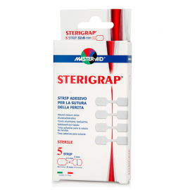 MASTER AID Sterigrap (3,2x0,8) - Ταινίες Σύγκλησης Τραυμάτων 5τεμ.