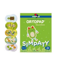 MASTER AID ORTOPAD (Οφθαλμικά αυτοκόλλητα για στραβισμο) 20 Medium Simpaty Cotton. (7,6x5,4cm) 2 εώς 4 ετών.
