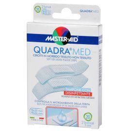 MASTER AID QUADRA MED (Κασετίνες σε λευκό χρώμα) Quadra - 20 strip ΣΤΕΝΑ/ΦΑΡΔΙΑ.
