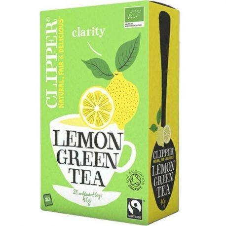 Clipper bio LEMON GREEN TEA Πράσινο Τσάι 20 ΦΑΚΕΛΑΚΙΑ 40GR