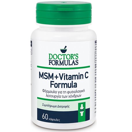 DOCTORS FORMULAS MSM+VITAMIN C FORMULA 60 VEG.CAPSULES