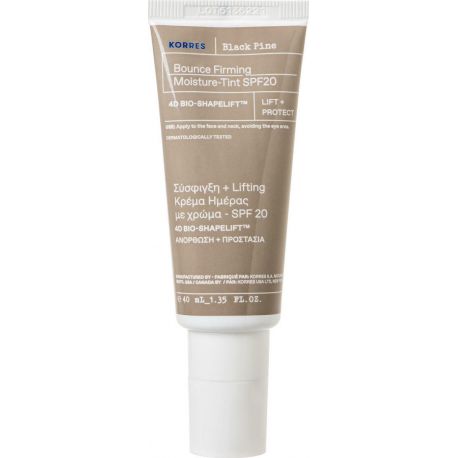 KORRES ΜΑΥΡΗ ΠΕΥΚH 4D BIO-SHAPELIFT ΚΡΕΜΑ ΗΜΕΡΑΣ SPF20 40ML