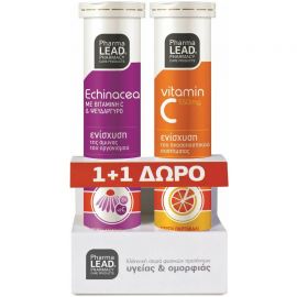 PharmaLead Echinacea-Εχινάκεια με Vit. C και Ψευδάργυρο 20 αναβράζοντα δισκία