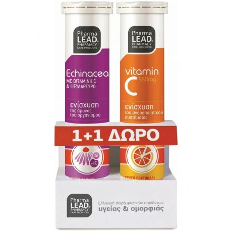 Pharmalead Εχινάκεια με Vit. C και Ψευδάργυρο 20 αναβραζοντα δισκ