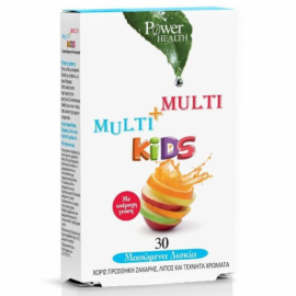 POWER HEALTH MULTI+MULTI KIDS stevia 30s, ΜΑΣΩΜΕΝΑ ΑΡΚΟΥΔΑΚΙΑ