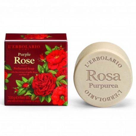 L'Erbolario Rosa Purpurea Sapone Profumato Αρωματικό Σαπούνι 100gr