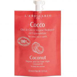 L’ERBOLARIO - Olio Di Cοcco Vergine Biologico Ed Equosolidale 50ml Βιολογικό Έλαιο Καρύδας