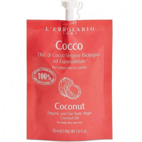 L’ERBOLARIO - Olio Di Cοcco Vergine Biologico Ed Equosolidale 50ml Βιολογικό Έλαιο Καρύδας