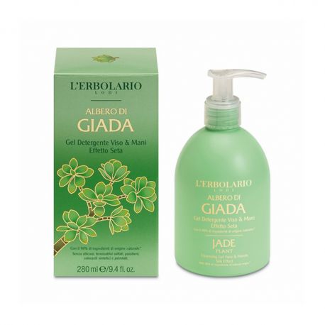 L΄Erbolario ALBERO DI GIADA Gel Detergente Viso & Mani (Καθαριστικό για το πρόσωπο & τα χέρια) 280ml 