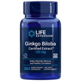 Life Extension Ginkgo Biloba Certified Extract 120mg 365caps
