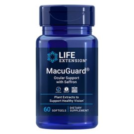 Life Extension MACUGUARD OCULAR SUPPORT WΙΤΗ SAFFRON 60 SOFTGELS