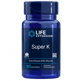 Life Extension SUPER K (VIT.K2+VIT.K1) 90 SOFTGELS