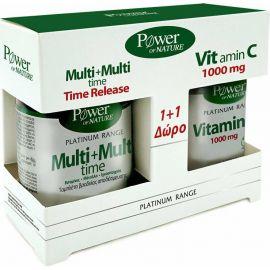Power Health Classic Platinum Multi + Multi Time 30 tablets & Vitamin C 1000mg 20 tabs