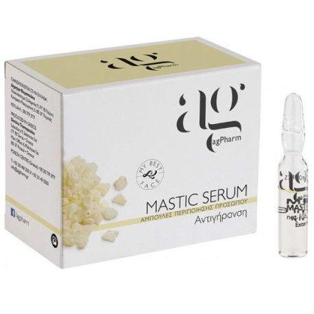 AG Pharm Mastic Serum Ορός Προσώπου σε Αμπούλα με αναζωογονητική & αντιγηραντική δράση, 1amp x 2ml