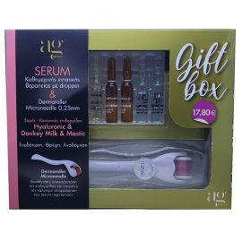 AG Pharm Gift Box "Ξηρές-Κανονικές Επιδερμίδες" & Derma Roller 0.25mm
