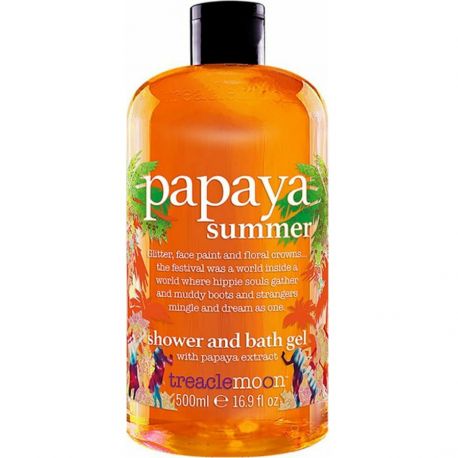 Treaclemoon Papaya Summer Shower & Bath Gel, Αφρόλουτρο 500ml