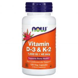 NowFoods Βιταμίνη D-3 και Κ-2 120 vcaps