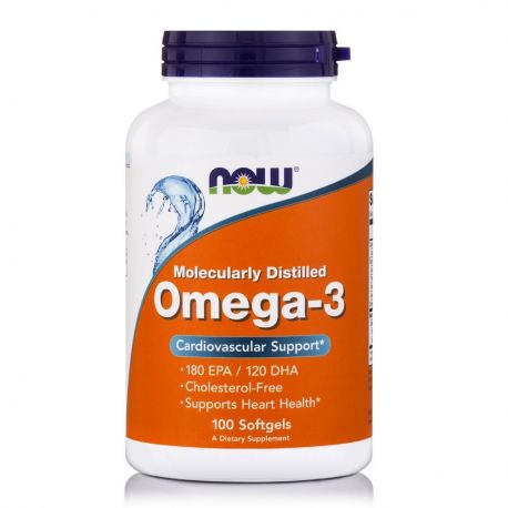 Nowfoods OMEGA-3 1000mg Απαραίτητα λιπαρά οξέα 100 S.GELS