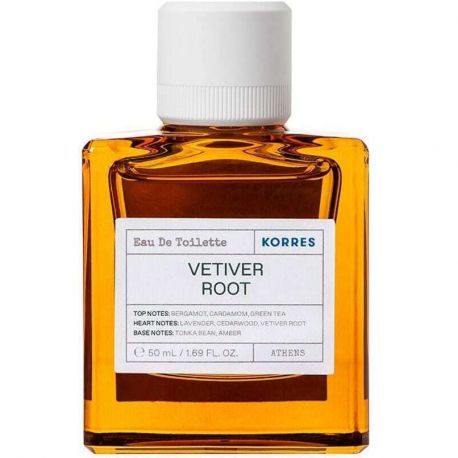 Korres Vetiver Root Eau de Toilette Ανδρικό Άρωμα, 50ml