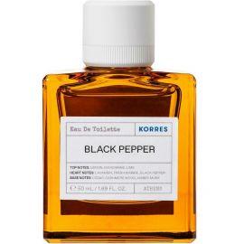 Korres Black Pepper Eau De Toilette Ανδρικό Άρωμα Μαύρο Πιπέρι, 50ml.