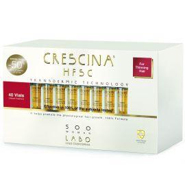 CRESCINA TRANSDERMIC HFSC 100% 500 WOMAN 40 vials κατά της αραίωσης των μαλλιών