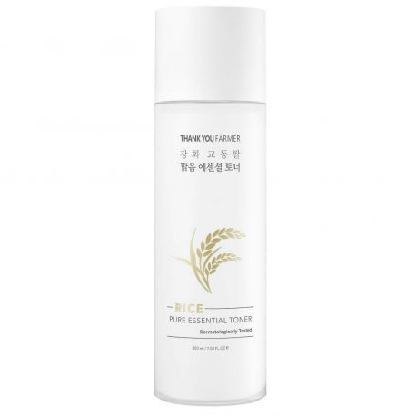 Thank You Farmer Rice Pure Essential Toner Τονωτική Λοσιόν Προσώπου σε Μορφή Essence 200ml