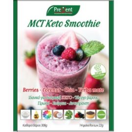 Prevent MCT Keto Smoothie Berries, Coconut, Chia & Yerba mate για Έλεγχος Βάρους, 14x22g, 308g