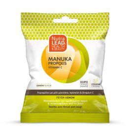 Nutralead Cough Candies Manuka Propolis Vitamin C Καραμέλες για τον Βήχα με Γεύση Λεμόνι 40gr