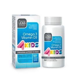 Pharmalead Omega 3 & Vitamin D3 4Kids Ζελεδάκια 60 τεμ.