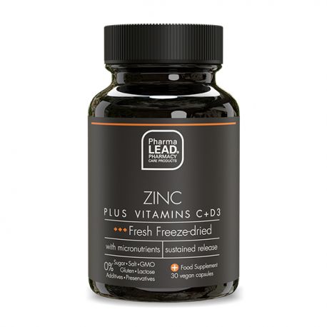 Pharmalead Black Range Zinc Plus Vitamins C + D3 30 vcaps
