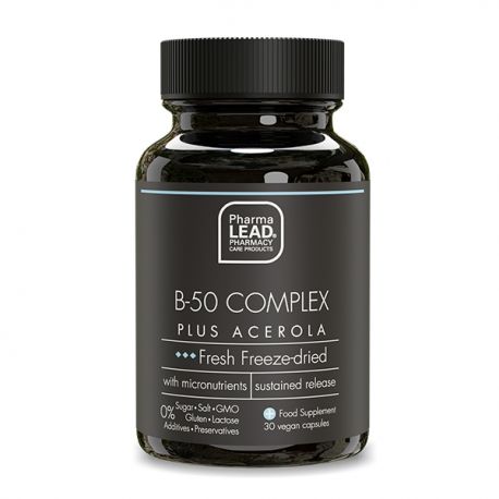 Pharmalead Black Range B-50 Complex Plus Acerola 30 vcaps