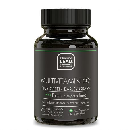 Pharmalead Black Range Multivitamin 50+ Plus Green Barely Grass 30 vcaps