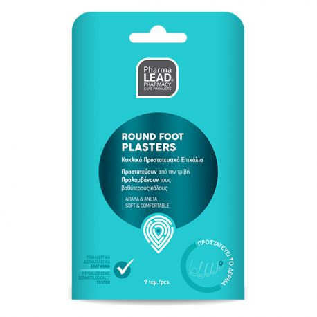 Pharmalead Oval Foot Plasters Οβάλ Προστατευτικά Επικάλια 9 τεμ.