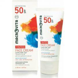 MACROVITA ΑΝΤΗΛΙΑΚΗ ΚΡΕΜΑ ΟΛΙΚΗΣ ΠΡΟΣΤΑΣΙΑΣ SPF 50+ TINTED 50 ml