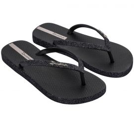 Ipanema Maxi Glow Glitter Σαγιονάρες σε Μαύρο Χρώμα 780-23346