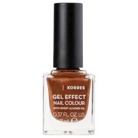 Korres Gel Effect Nail Colour Νο.66 Aegean Bronze Bερνίκι Νυχιών, 11ml