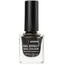 Korres Βερνίκι Νυχιών Gel Effect Nail Colour No 96 Moonstone Grey 11ml