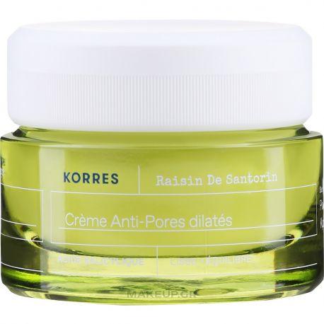 Korres Santorini Grape Poreless Light Skin Cream Κρέμα Προσώπου για Ενυδάτωση & Σύσφιξη, 40ml