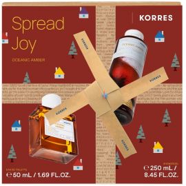 Korres Promo Spread Joy Oceanic Amber Eau de Toilette Άρωμα 50ml & Αφρόλουτρο 250ml