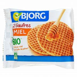 Bjorg Βιολογική Βάφλα Honey 58gr