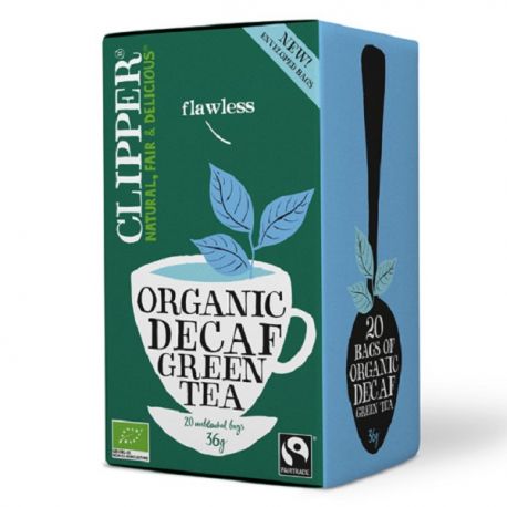 CLIPPER BIO Πράσινο Τσάι Χωρίς Καφεΐνη (36γρ)