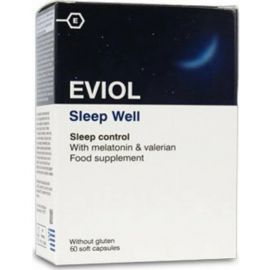 Eviol Sleep Well Συμπλήρωμα για τον Ύπνο 60 μαλακές κάψουλες
