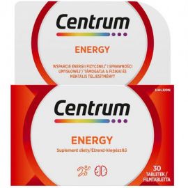 Centrum Energy, Πολυβιταμίνη Για Ενέργεια & Πνευματική Απόδοση 30 Δισκία